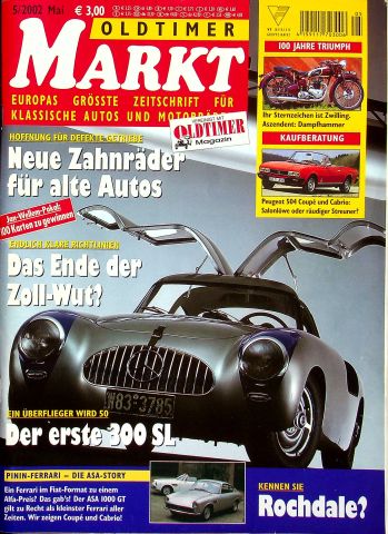 Deckblatt Oldtimer Markt (05/2002)